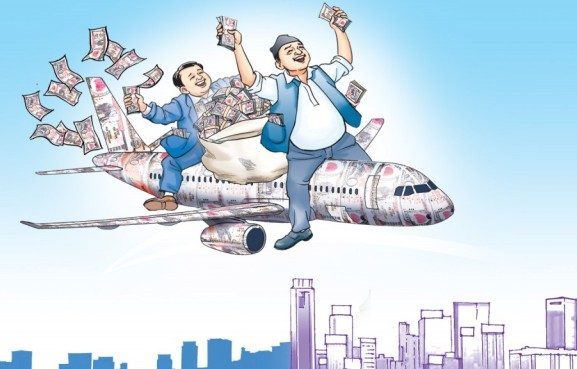 विदेश घुम्दा ५३ अर्ब खर्च, पढाइ गर्नेले लगे २६ अर्ब